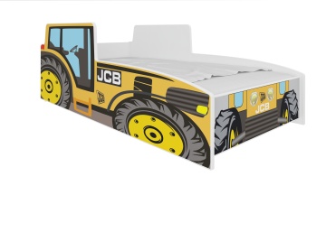Pat copii ADRK TRACTOR YELLOW – 70x140 cm – Galben – fotografie de catalog a modelului