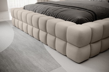Pat tapițat ELTAP Dizzle Bed, 140x200 cm, bej, Touch 18 – vedere generală a produsului