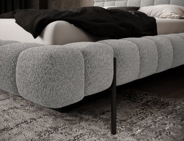 Pat tapițat ELTAP Magentta, 180x200 cm, alb, Royal 04 – prezentare a produsului dintr-un alt cadru