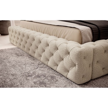 Pat tapițat ELTAP Princce, 180x200 cm, bej, Royal 18 – prezentare vizuală a designului