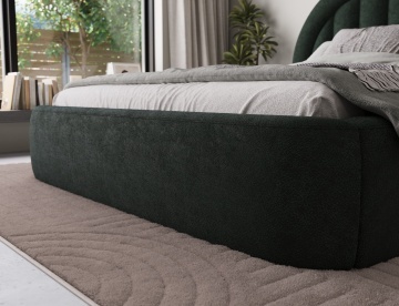 Pat tapițat ELTAP Tapedo Bed, 180x200 cm, verde închis, Amore 35 – imagine suplimentară din galeria modelului
