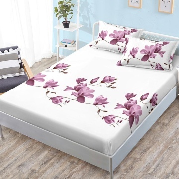 Set cearceaf cu elastic + 2 fețe de pernă, 3 piese, policoton, G-84