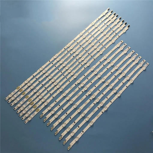 Set barete led tv SAMSUNG 65 inch D4GE-650DCA-R2; D4GE-650DCB-R2 , BN96-30435A ; BN96-30436A , 2014SVS65F 3228 R06 L08 HG65NE690E; 8*(8led+6led); 3v; 780 mm+602 mm