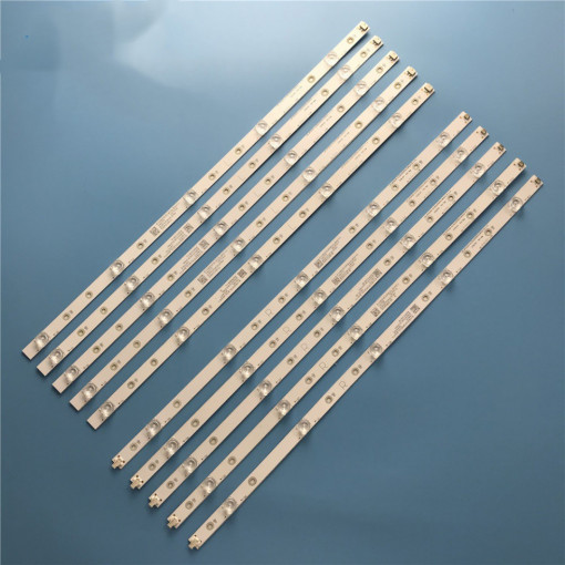 Set barete led tv Philips 55 inch 55PUS6203/12, 55PUS7304, 55PUS7504 LB-GM3030-GJ0D22555X10AN22-L/R 10*5led 548/533mm 3v