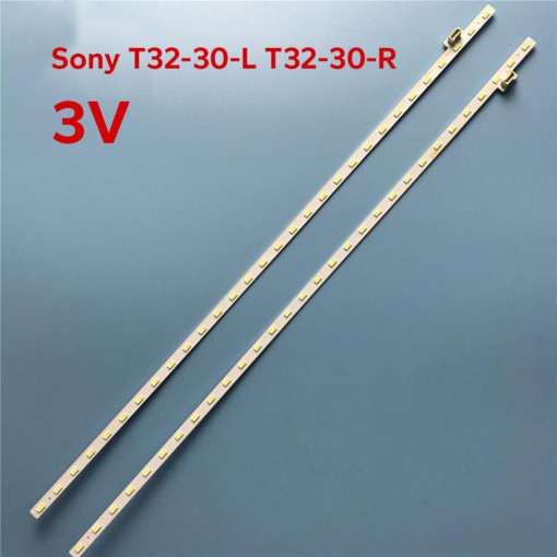 Set barete Sony 32" T32-30-L; T32-30-R; KDL-32W700B, KDL-32W705B, 32W650A ; 2 side bar x 30 led; 3V ;348mm
