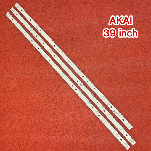 Set barete led tv Akai 39 inch, JS-D-JP3920-071EC, JS-D-JP3920-061EC, 2 barete 7leduri + 1 bareta 6 leduri