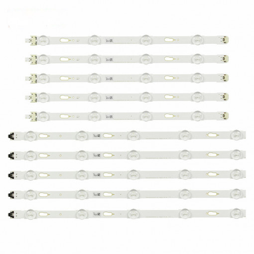 Set barete led Samsung 40” V5DU-400DCA-R1 V5DU-400DCB-R1 S_5u75_40_FL_R05 LM41-00120R LM41-00120S 10*(4led+5led)