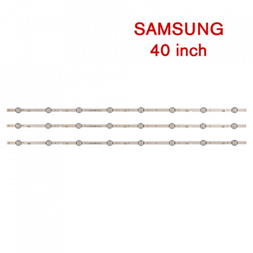 Set barete led Samsung 40 inch V5DN-395SM0-R2, V5DN-395SM0-R3 3 barete x 8 leduri