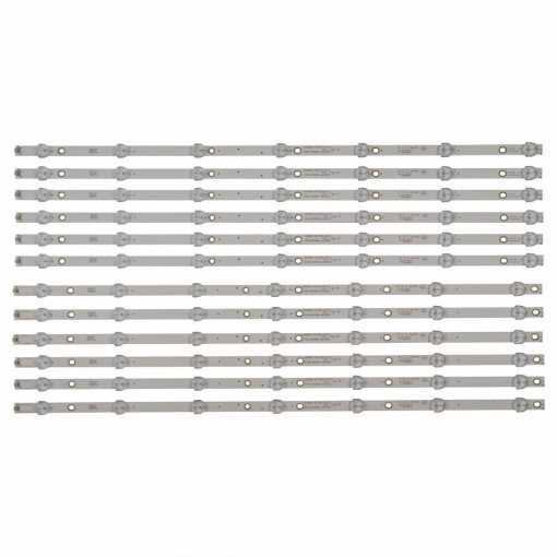 Set barete led tv Philips 55 inch 55PUF6056 55PFF5250 4708-K550WD-A4213K31 K550WD7 A4 7X12 TYP-A , 4708-K550WD-A4213K21 K550WD7 A4 7X12 TYP-B 12 barete de 7 leduri
