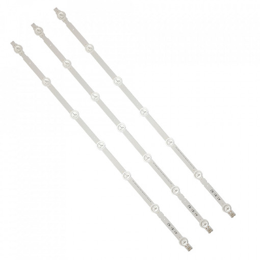 Set barete LED LG 32 inch , 32'' ROW2.1 Rev0.09 Korean chip, 3 barete de 7 LED uri, 6916L-1437A 6916L-1438A