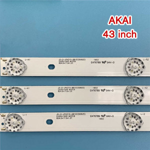 Barete led tv AKAI 43 inch JS-D-JP4310-B81EC JS-D-JP4310-A81EC, 3 barete 8 leduri - Img 3