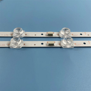 Set barete led TCL THOMSON Toshiba 43 inch GIC43LB32_3030F2.1D_V1.0 4C-LB4311-HR01J, 43D6 2 x 11 led, 6V, 804mm - Img 2