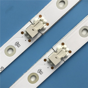 Set barete led tv Philips 55 inch 55PUS6203/12, 55PUS7304, 55PUS7504 LB-GM3030-GJ0D22555X10AN22-L/R 10*5led 548/533mm 3v - Img 2