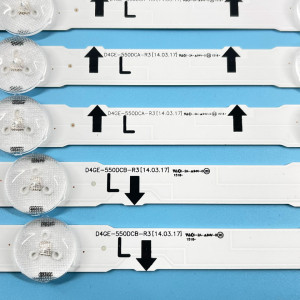 Set barete led tv Samsung 55 inch D4GE-550DCA-R3 + D4GE-550DCB-R3 ; 6 x 12 led (7 + 5 led); 3V ;1160mm - Img 5