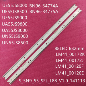 Set barete led tv Samsung 55 inch V5EU-550SMA-R1 V5EU-550SMB-R1 2*88led A+B - Img 5
