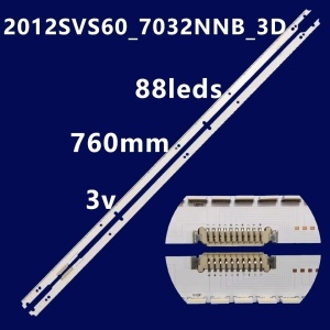 Set barete led tv Samsung 60 inch 2012SVS60 7032NNB 3D LEFT88/RIGHT88 REV1.2 120317 ; BN96-21715A, BN96-21716A 2*88 led 3v 762mm
