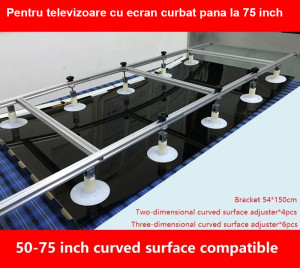 Kit demontare LCD TV ajustabil si la ecrane curbate de pana la 150 cm