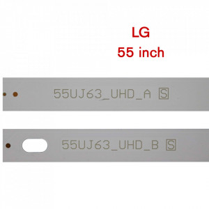 Set barete led LG 55 inch 55UJ630V, 55UJ6300, 55UJ635V 55UJ63_UHD_A (B), 55LJ63_UHD_A (B) 10 barete x 4led - Img 5