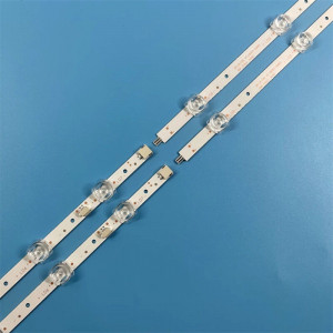 Set barete led TCL THOMSON Toshiba 43 inch GIC43LB32_3030F2.1D_V1.0 4C-LB4311-HR01J, 43D6 2 x 11 led, 6V, 804mm - Img 3