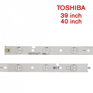 Set barete led Toshiba 39 si 40 inch 39L2333D SVT390A12-REV1.0-R/ L, SVT400A94_REV03_L/R-TYPE_130314, 791mm; 8x6 led - Img 4