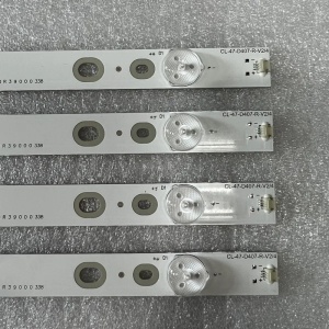 Set barete led tv CL-47-D407-L/R-V4 , CL-47-D407-R/L-V2, PT470H1-DUJFFE, LC470DUE-SFR1 4*7 led 904mm 6v - Img 3