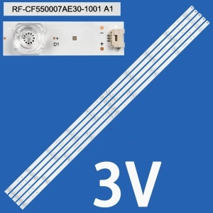 Set barete led tv Horizon/ VESTEL / PANASONIC / TOSHIBA 55 inch RF-CF550007AE30-1001 , RF-CF550007BE30-0901 , 9LED , 1077MM , 3V , VESTEL PART NUMBER : 23647009 , blue light ,3A+2*B, 1077 MM - Img 5