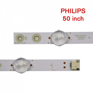 Set barete led Philips 50 inch LB50082 V0_03 V1 ; LB50086 V1_00 , LB50089 V0_00 V1 ; LB50086 V0_0050PUS6162, LB50086, LB50089 LB50082 R/L; 50PUS6703, 50PUS6753 5x5led+5x4led - Img 4