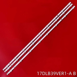 Set barete led tv TOSHIBA , TELEFUNKEN, VESTEL 39 INCH, 17DLB39VER1-A ; 17DLB39VER1-B , Assy_39DLED_A_Rev01 ; Assy_39DLED_B_Rev01 , 727MM , VESTEL PART NUMBER : 23588759 / 30100014 / 30100015 ,727mm, 3v