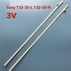 Set barete Sony 32" T32-30-L; T32-30-R; KDL-32W700B, KDL-32W705B, 32W650A ; 2 side bar x 30 led; 3V ;348mm - Img 1