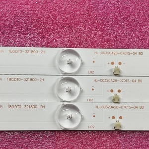 Set barerete led tv 32 inch HL-00320A28-0701S-04 180.DT0-321800-2H (MS-L0858 V2, ZDCX32D07-ZC14FG-05, MS-L1225 V2, MS-L2391 V1 3*7 led 598 mm 6v