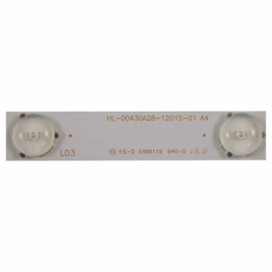 Set barete led tv AKAI AKTV430 CX430DLEDM 43CF37-T2 Starlight 43DM6500 HL-00430A28-1201S-01 A4 180.DT0-431900-0H ,4*12led - Img 2