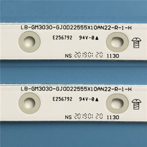 Set barete led tv Philips 55 inch 55PUS6203/12, 55PUS7304, 55PUS7504 LB-GM3030-GJ0D22555X10AN22-L/R 10*5led 548/533mm 3v - Img 4