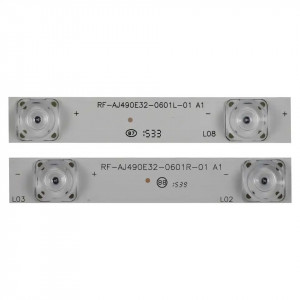 Set barete led tv SHARP, Blaupunkt 49 inch RF-AJ490E32-0601R 497/499mm 12*6led 3v - Img 2