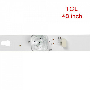 Set barete led tv TCL 43 inch 43D2900, 3 barete 8 leduri patrate - Img 6