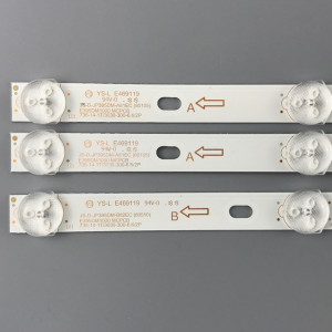 Set barete led TV TCL, AKAI 40 inch, TCL JS-D-JP395DM-A81EC JS-D-JP395DM-B82EC, 3*8led (2A+1B) - Img 4