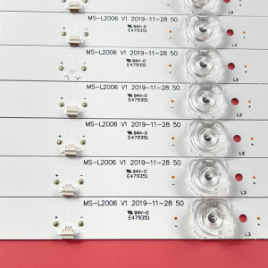 Set barete led LG 50" 50M2PLUS LE8815A MS-L2006 V1 MS-L2327 V1 Baird TI5011DLEDDS 8 x 4 led, 410mm - Img 4