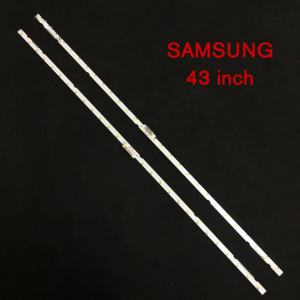 Set barete led Samsung 43 inch, 2 barete  28 de leduri, AOT_43_NU7100F_2X28_3030C, LM41-00606A BN61-1548