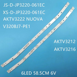 Set barete led tv AKAI 32 inch JS-D-JP3220-061EC(60308) 2x6led - Img 3