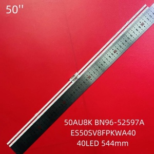 Set barete led tv SAMSUNG 50 inch BN96-52597A AU8/9K_E0 DFM_S40(1)_R1.2 / LM41-01041A/C / AU8K/9K_STC500AF7_7020_2IN1_40LEDs_REV1.0_201020 , 2x40LED , 545MM , 3V - Img 1