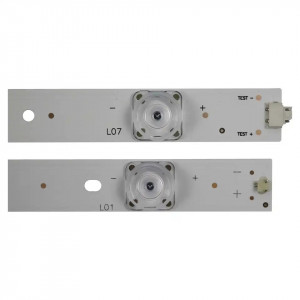 Set barete led tv SHARP, Blaupunkt 49 inch RF-AJ490E32-0601R 497/499mm 12*6led 3v - Img 3