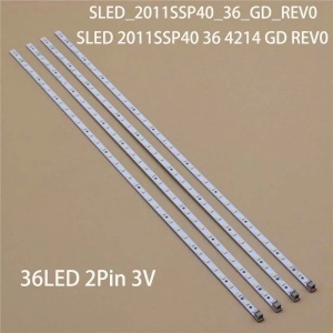 Set barete led tv SHARP , PHILIPS 40 inch SLED_2011SSP40_36_GD_REV0 , SLED 2011SSP40 36 4214 GD REV0, GT0330-2, 4 x 36 led, 3V, 457 mm