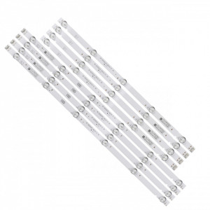 Set barete led LG, Skyworth 55 inch RF-AZ550E30-0501A-12 B 55UJ6200-UA 55LJ620V 55UJ620 8 barete de 6 si 5 leduri