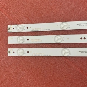 Set barete led tv HAIER , PROSCAN 32 inch , HK315D07P-ZC14A-03 , HK315D07M-ZC14A-03, H K C H32PB5000 H32PA3100 , PLED3273, 630MM, 2*7LED+1*8LED, 3V - Img 3