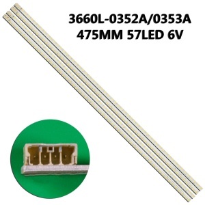 Set barete led tv LG 42 inch ; LG Innotek 42" Rev 0.6 57EA TYPE-A , LG Innotek 42" V5 Edge Rev 0.3 A-Type 57LED 3660L-0352A , LG Innotek 42" Rev 0.6 57EA TYPE-B , LG Innotek 42" V5 Edge Rev 0.3 B-Type 3660L-0353A , 4*57LED , 475MM , 6V - Img 3