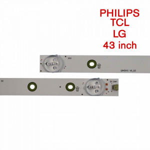 Set barete led tv Philips, LG, TCL 43 inch LB43015 V0_03, 5 barete cu 10 leduri - Img 6
