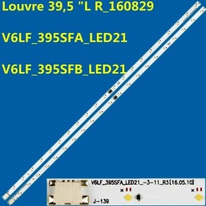 Set barete led tv SAMSUNG 40 inch V6LF_395SFA-LED21_-3-11_R3 ; V6LF_395SFB-LED21_-3-11_R3 ; BN96-39720A & BN96-39721A , BN96-4655A & BN96-4656A , Louvre 39,5" ; ue40k5100u ; 2*21 led 409mm 3v