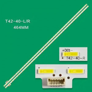 Set barete led tv Sony 42" KDL-42W700B KDL-42W650A KDL-42W800B 74.42T35.001-0-DX1 E88441, 2x40led, L+R, 3V - Img 1
