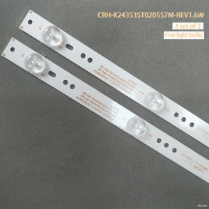 Set barete led tv Vortex Proscan, Konka, UTOK, CRH-K243535T020557M, ZK236D05-ZC21FG-06, U24HD2A, led24e330c, 2x5led - Img 4