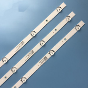 Set barete led tv Hitachi UTOK 43 inch 43G31 U43HD2 ZX43ZC332M08 A1 V0; 3 x 8 leduri, 3V, 820mm - Img 2
