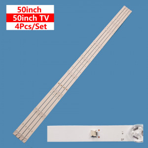 Set barete led tv NEI 49 inch, SABA, Pioneer 50 inch JL.D50091330-140CS-MA1, 4 x 9 led, 3V, 940mm - Img 1